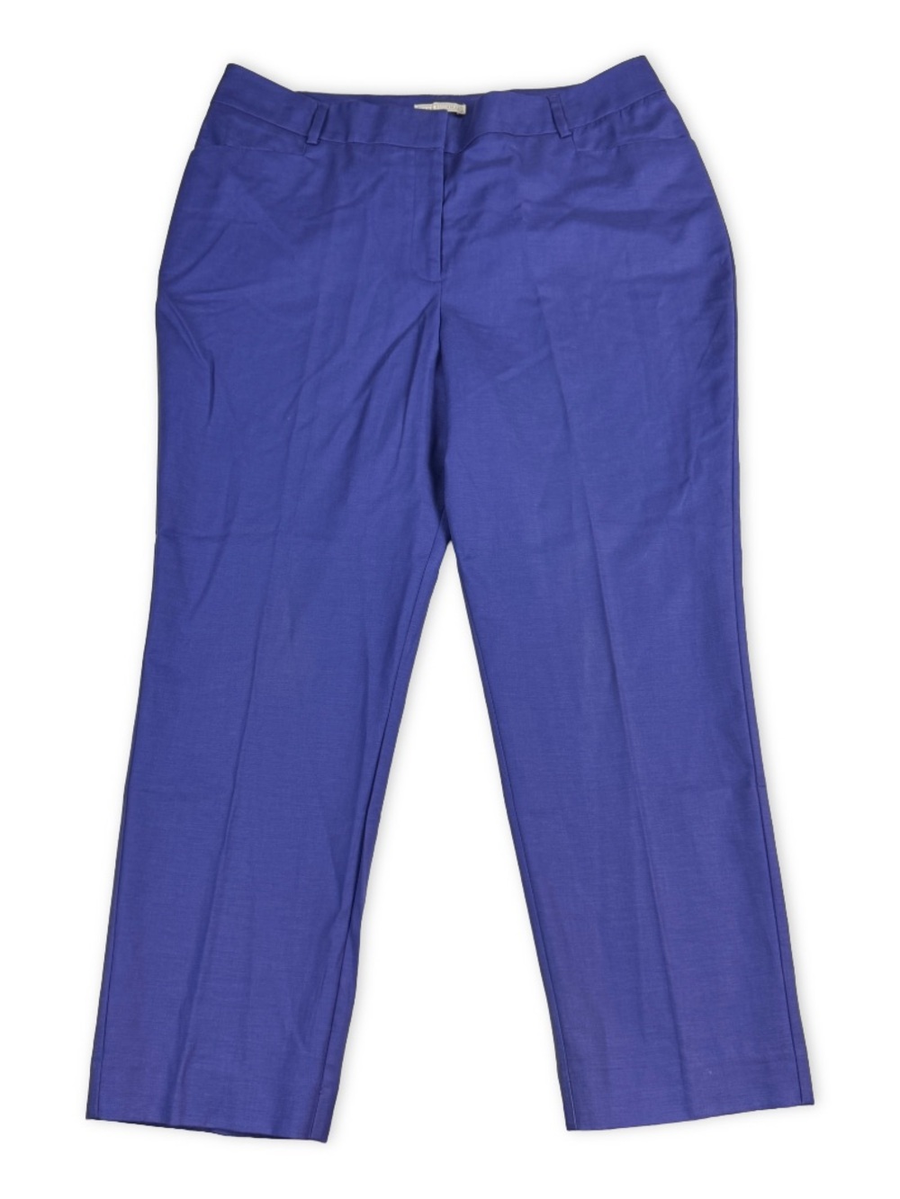 Dana Buchman Pants Womens Size 14 High Rise Solid‎ Blue